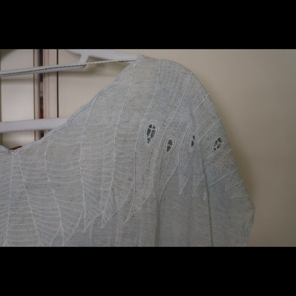 Free People Embroidered Sea Shell Tee - Picture 5 of 6